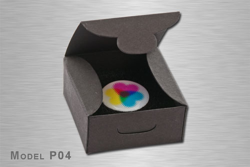 Opakowanie pudełeczko na pinsy na znaczki metalowe pudełeczko papierowe P04